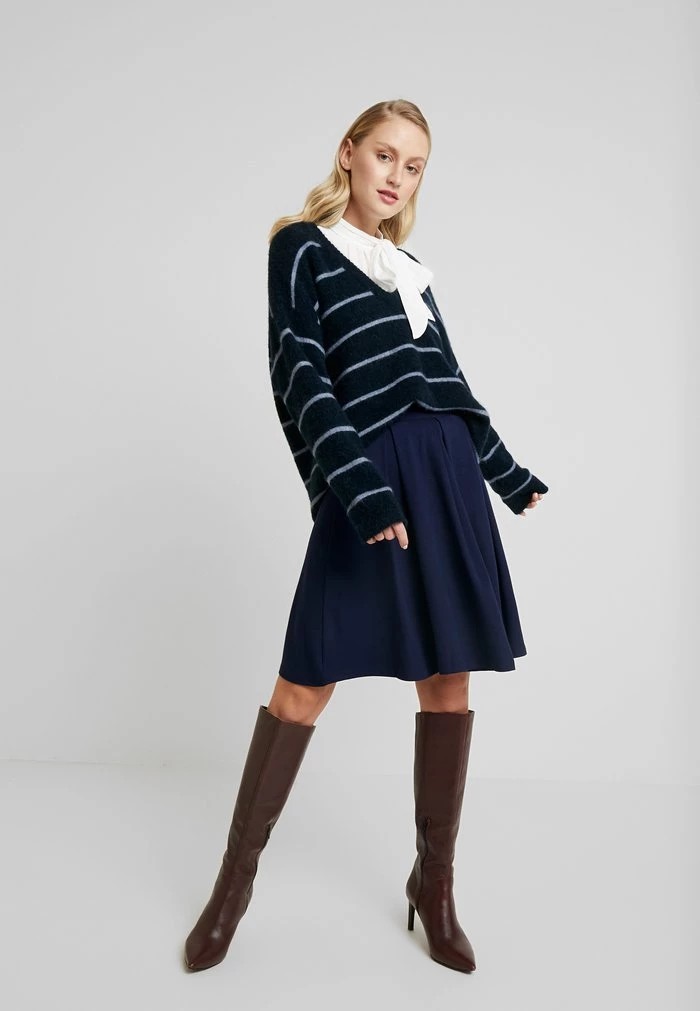 Jupe ANNA FIELD Anna Field A-line Skirt Bleu Marine Femme | UTF-7689717